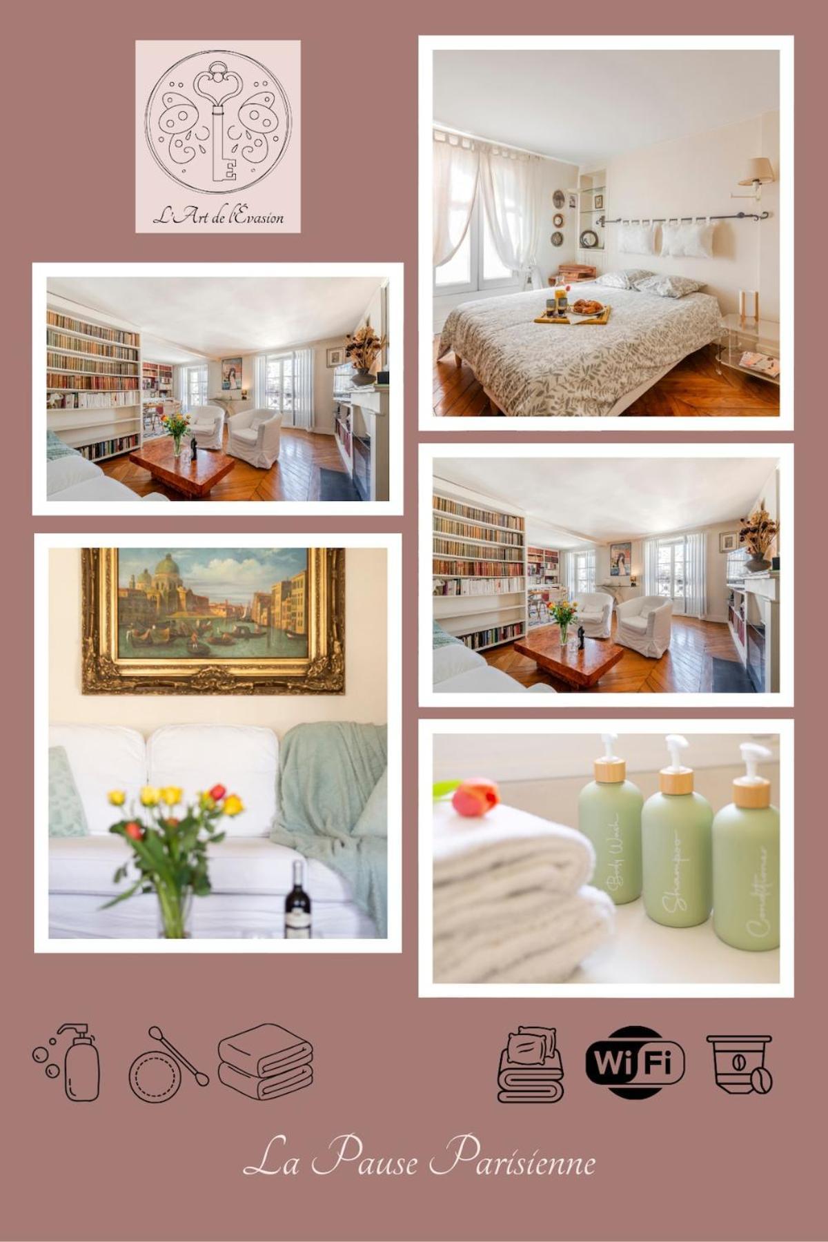 La Pause Parisienne, Au Pied Du Metro Apartment